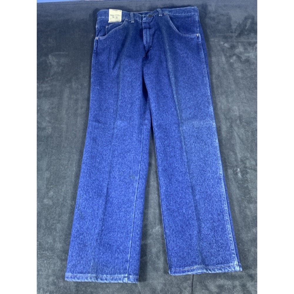 Vintage 90s Wrangler Jeans Deadstock 34x29 Stretch Blue Jeans Men's